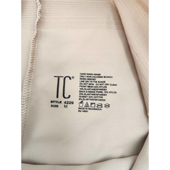 NWT TC Shapewear Style 4229 Wonderful Edge Firm Control Hi-Waist Thigh Slimmer M - Picture 7 of 7